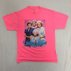 Golden Girls Pink Tee - Stay Golden -  Medium